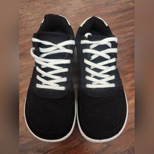 Whitin Black and White Barefoot Men Shoes Urban Zero Drop Wide Toe Box 43